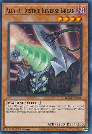 Image of Ally of Justice Reverse Break [HAC1-EN085] Common