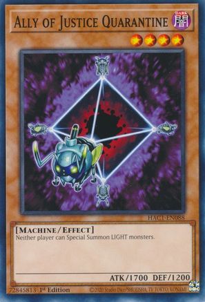 Image of Ally of Justice Quarantine [HAC1-EN088] Common