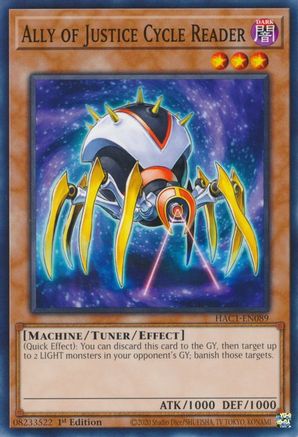 Image of Ally of Justice Cycle Reader [HAC1-EN089] Common