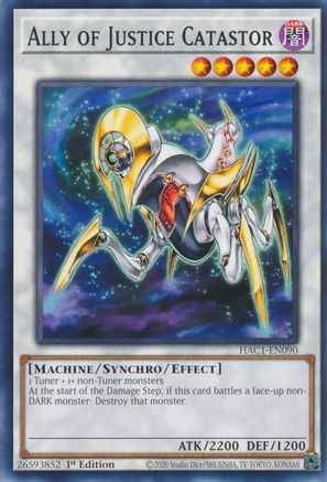 Image of Ally of Justice Catastor [HAC1-EN090] Common