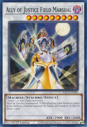 Image of Ally of Justice Field Marshal [HAC1-EN091] Common