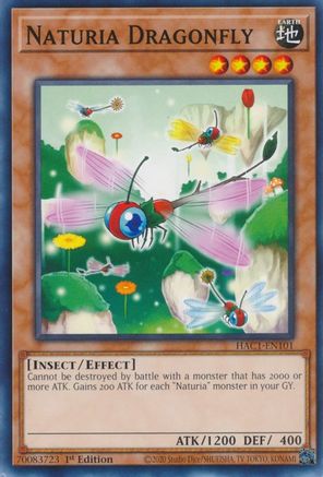 Image of Naturia Dragonfly [HAC1-EN101] Common