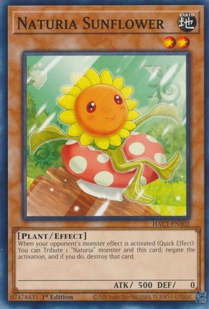 Image of Naturia Sunflower [HAC1-EN102] Common