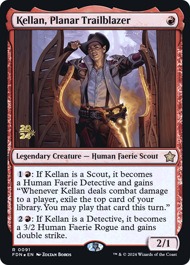 Image of Kellan, Planar Trailblazer [Foundations Prerelease Promos]
