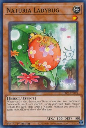 Image of Naturia Ladybug [HAC1-EN109] Common