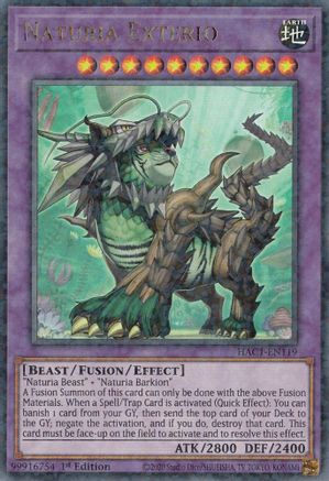 Image of Naturia Exterio (Duel Terminal) [HAC1-EN119] Parallel Rare