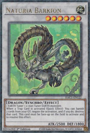 Image of Naturia Barkion (Duel Terminal) [HAC1-EN122] Parallel Rare