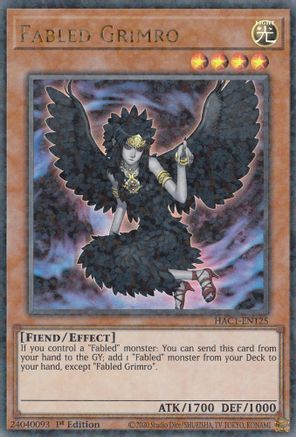 Image of Fabled Grimro (Duel Terminal) [HAC1-EN125] Parallel Rare