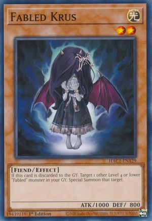 Image of Fabled Krus [HAC1-EN129] Common