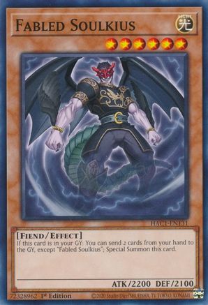 Image of Fabled Soulkius [HAC1-EN131] Common