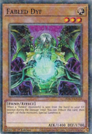 Image of Fabled Dyf (Duel Terminal) [HAC1-EN133] Parallel Rare