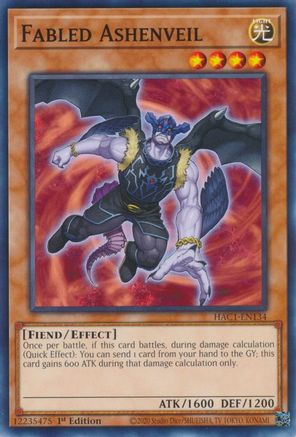 Image of Fabled Ashenveil [HAC1-EN134] Common