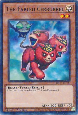 Image of The Fabled Cerburrel (Duel Terminal) [HAC1-EN138] Parallel Rare
