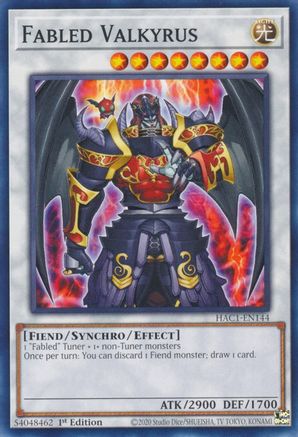 Image of Fabled Valkyrus [HAC1-EN144] Common
