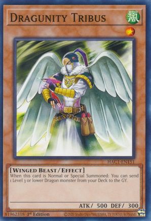 Image of Dragunity Tribus [HAC1-EN151] Common
