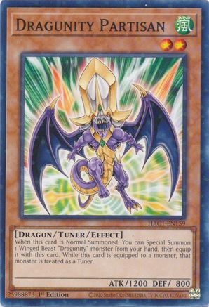 Image of Dragunity Partisan (Duel Terminal) [HAC1-EN159] Parallel Rare