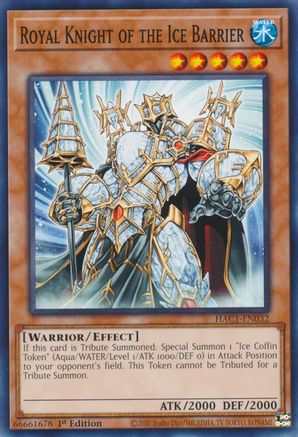 Image of Royal Knight of the Ice Barrier [HAC1-EN032] Common