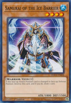 Image of Samurai of the Ice Barrier [HAC1-EN038] Common