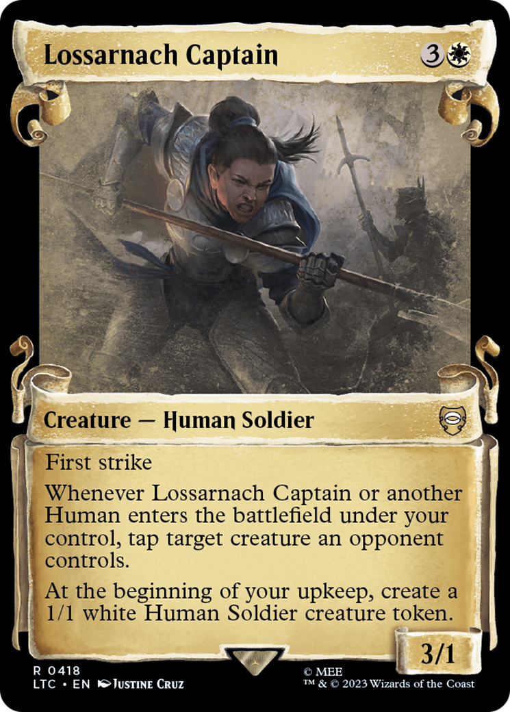 Image of Lossarnach Captain [The Lord of the Rings: Tales of Middle-Earth Commander Showcase Scrolls]