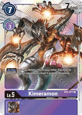Image of Kimeramon [BT2-077] (Official Tournament Pack Vol.4) [Release Special Booster Promos]