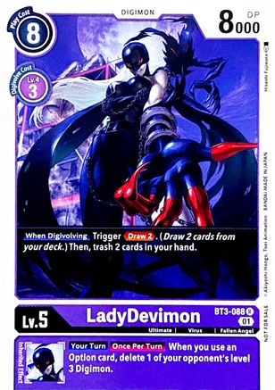 Image of LadyDevimon [BT3-088] (Official Tournament Pack Vol.4) [Release Special Booster Promos]