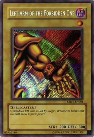 Image of Left Arm of the Forbidden One [UBP1-EN004] Secret Rare
