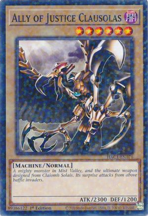 Image of Ally of Justice Clausolas (Duel Terminal) [HAC1-EN076] Common
