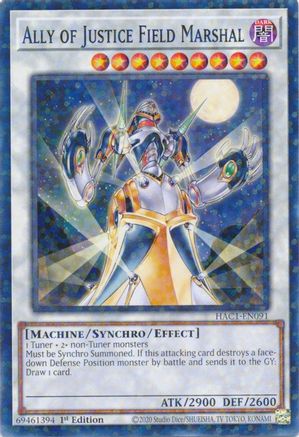 Image of Ally of Justice Field Marshal (Duel Terminal) [HAC1-EN091] Common