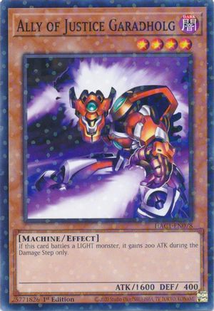 Image of Ally of Justice Garadholg (Duel Terminal) [HAC1-EN078] Common