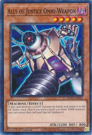 Image of Ally of Justice Omni-Weapon (Duel Terminal) [HAC1-EN087] Common