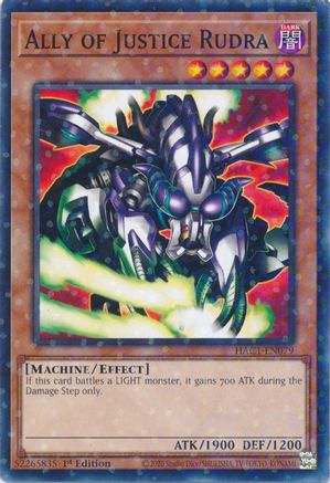 Image of Ally of Justice Rudra (Duel Terminal) [HAC1-EN079] Common