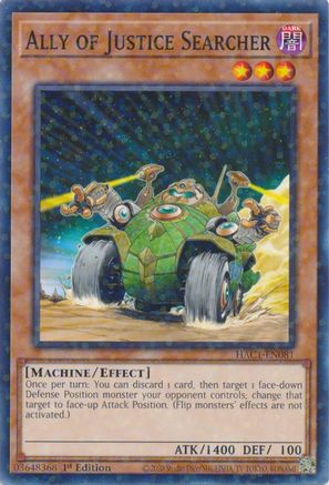 Image of Ally of Justice Searcher (Duel Terminal) [HAC1-EN081] Common