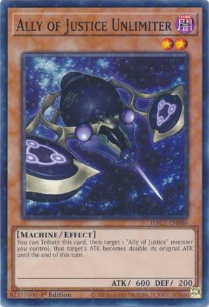Image of Ally of Justice Unlimiter (Duel Terminal) [HAC1-EN086] Common