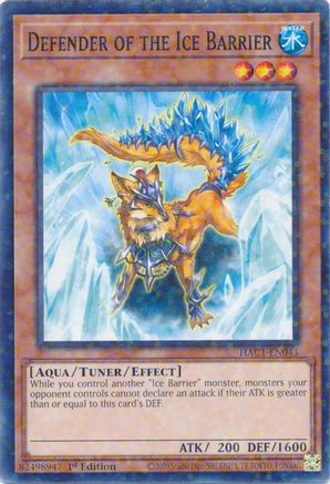 Image of Defender of the Ice Barrier (Duel Terminal) [HAC1-EN043] Common