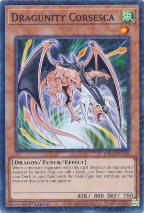 Image of Dragunity Corsesca (Duel Terminal) [HAC1-EN158] Common