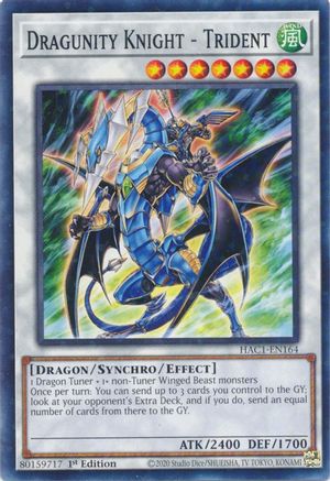Image of Dragunity Knight - Trident (Duel Terminal) [HAC1-EN164] Common