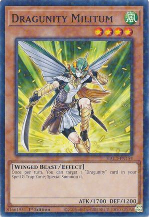 Image of Dragunity Militum (Duel Terminal) [HAC1-EN154] Common
