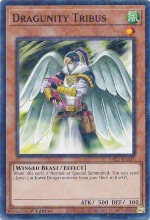 Image of Dragunity Tribus (Duel Terminal) [HAC1-EN151] Common