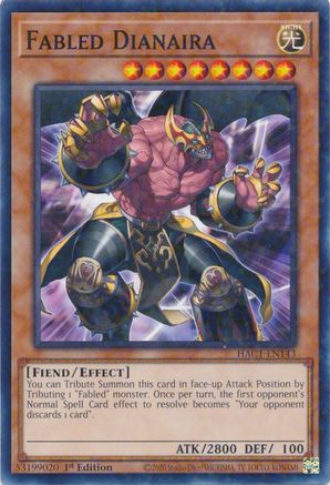 Image of Fabled Dianaira (Duel Terminal) [HAC1-EN143] Common