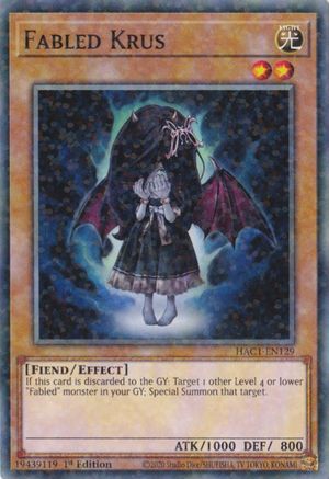 Image of Fabled Krus (Duel Terminal) [HAC1-EN129] Common