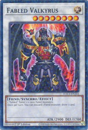 Image of Fabled Valkyrus (Duel Terminal) [HAC1-EN144] Common