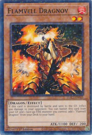 Image of Flamvell Dragnov (Duel Terminal) [HAC1-EN065] Common