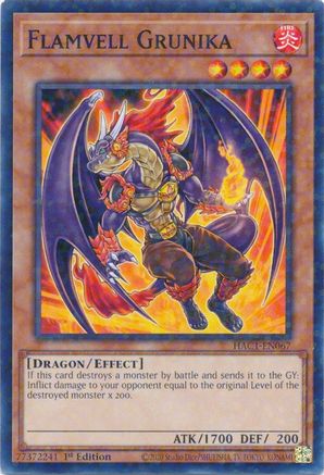 Image of Flamvell Grunika (Duel Terminal) [HAC1-EN067] Common