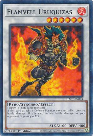 Image of Flamvell Uruquizas (Duel Terminal) [HAC1-EN074] Common