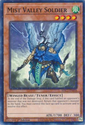 Image of Mist Valley Soldier (Duel Terminal) [HAC1-EN058] Common