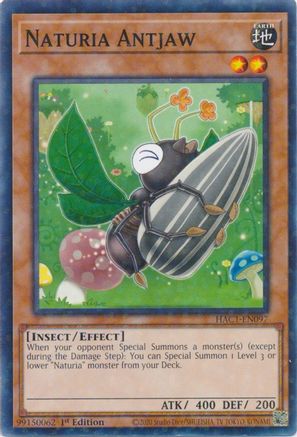 Image of Naturia Antjaw (Duel Terminal) [HAC1-EN097] Common