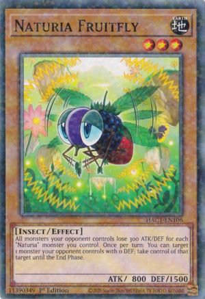 Image of Naturia Fruitfly (Duel Terminal) [HAC1-EN106] Common