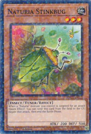 Image of Naturia Stinkbug (Duel Terminal) [HAC1-EN112] Common