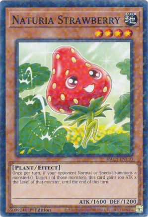 Image of Naturia Strawberry (Duel Terminal) [HAC1-EN110] Common