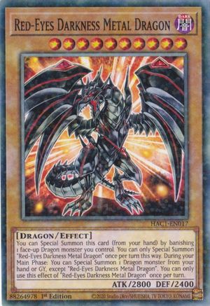 Image of Red-Eyes Darkness Metal Dragon (Duel Terminal) [HAC1-EN017] Common